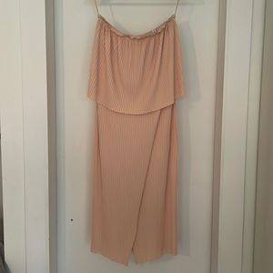 🌙3 FOR $20 
Bec & Bridge strapless peachy/pink nude party dress -6